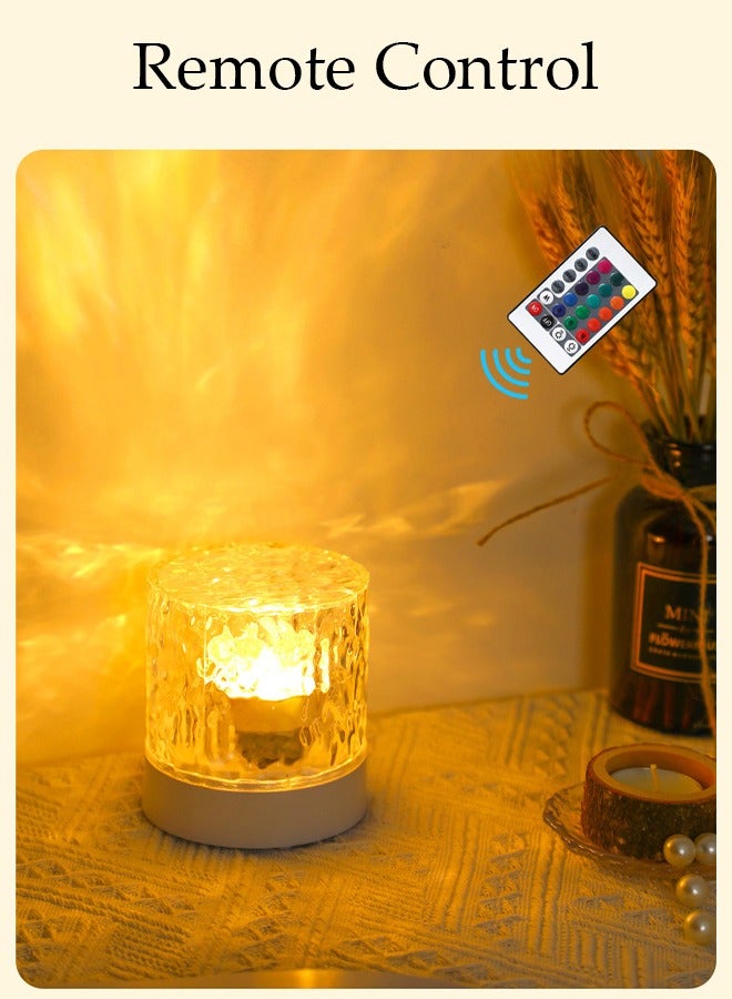 DUNISO Bedside Table Lamp for Bedroom Nightstand Premium 16 Colours Rechargeable LED Night Light Bedside Table Lamp - Image 3