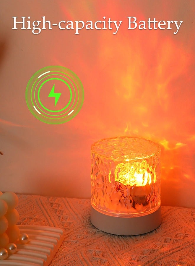 DUNISO Bedside Table Lamp for Bedroom Nightstand Premium 16 Colours Rechargeable LED Night Light Bedside Table Lamp - Image 5