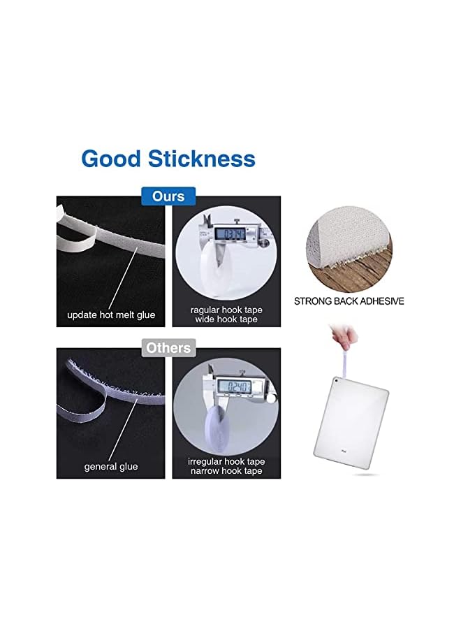 The Bros Fly Screen Nets for Window, DIY Self-Adhesive Window Screen Mesh with 4 Rolls White Tapes, Washable and Reusable, Block Mosquitoes, Flies and Bugs Enter (1.3M x 1.5M, White), 4 Packs - Image 3