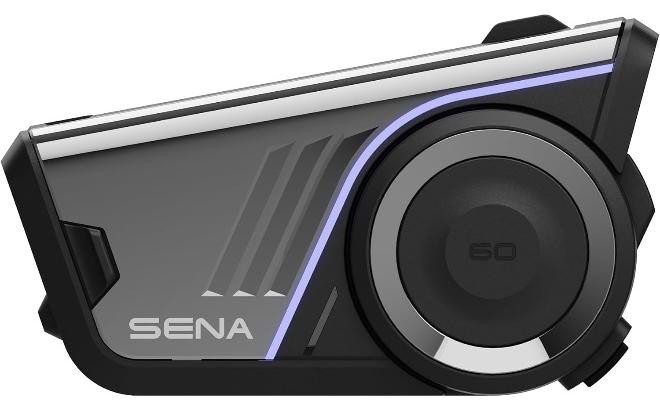 Sena 60S Motorcycle Communication Headset with Wave, Mesh, and Bluetooth Intercom, 2nd Generation Sound by Harman Kardon - Image 1