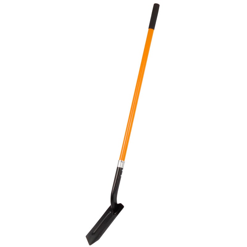 Nohovu Trench Shovel for Digging, 4-Inch Trench Shovel, Heavy Duty Trenching Shovel with Fiberglass Handle, 56 Inches - Image 1