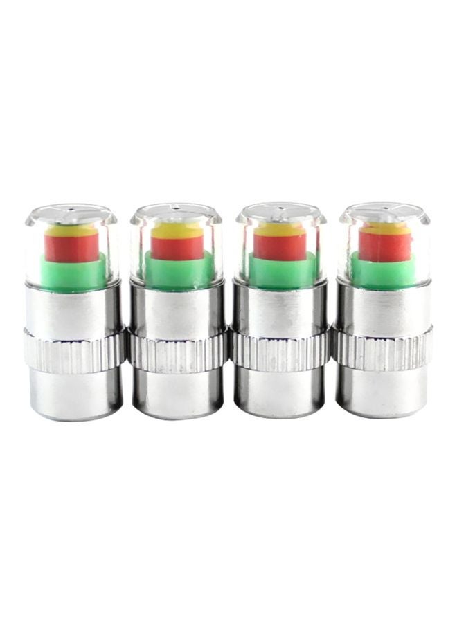 MUNTAQI 4-Piece Tyre Pressure Monitor Valve Stem Set - Image 1