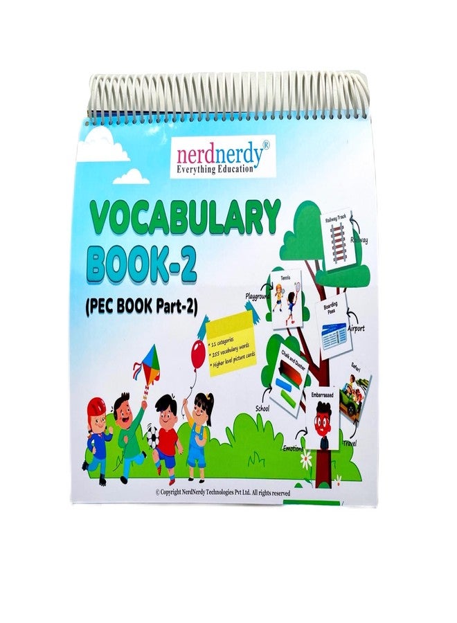 NerdNerdy Vocabulary & PEC Kit Part 2 for Children with Autism/Speech Therapy/Focuses on Functional Skill/Includes 12 Categories Like Airport, Railway etc/ 300+velcroed PECs - Image 2
