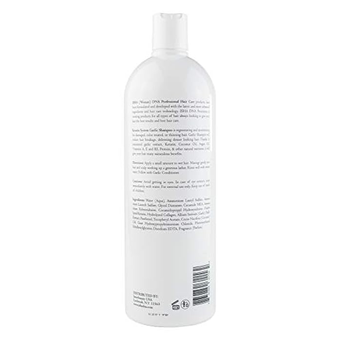 ISHA DNA Keratin System Shampoo - Infused with Garlic Extract for Damaged, Thinning Hair - Promotes Growth, Sulfate and Paraben Free - Image 2