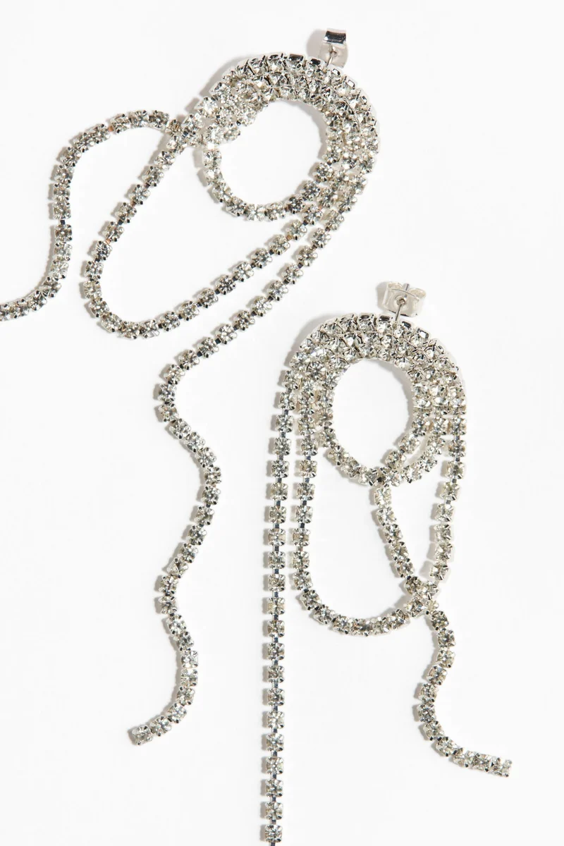 H&M Rhinestone earrings