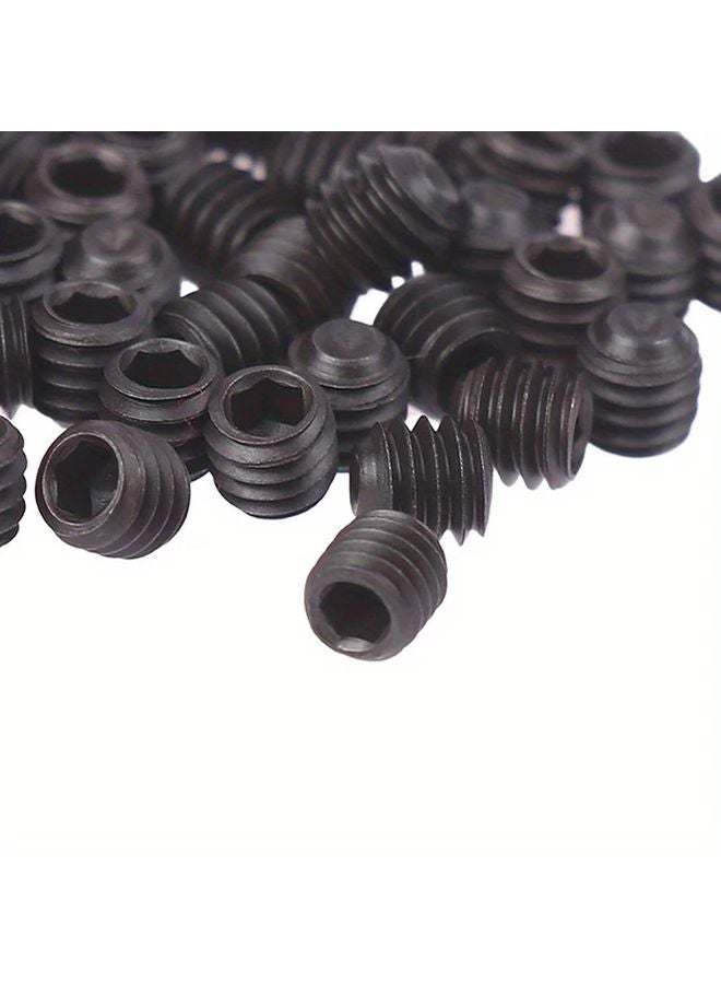 1 6mm Overlock Sewing Machine Needle Screws 50pcs Black Hexagon Socket Head Cap - Image 3