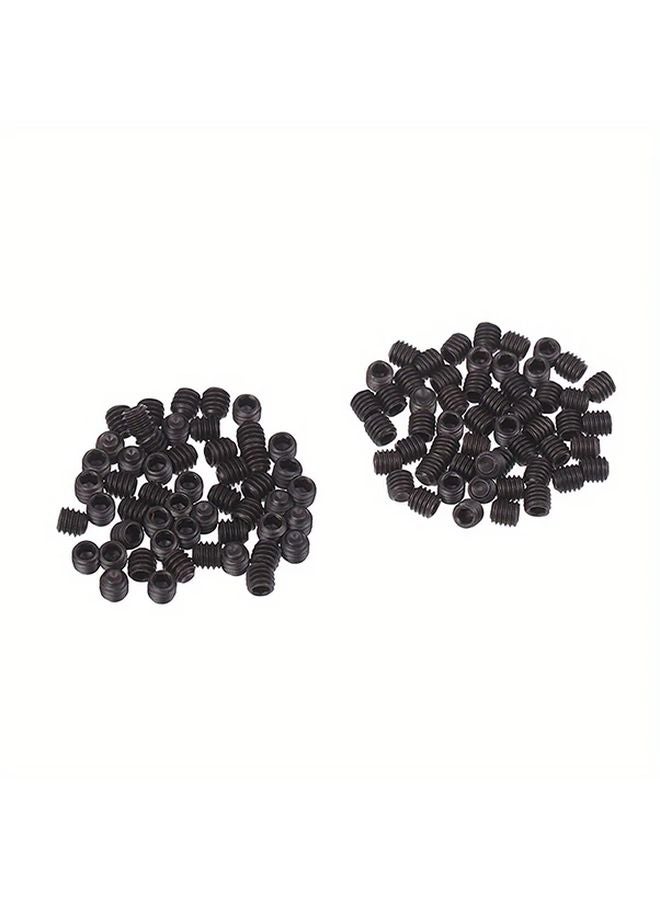 1 6mm Overlock Sewing Machine Needle Screws 50pcs Black Hexagon Socket Head Cap - Image 5