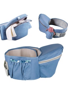 ORiTi Baby Carrier Back Seat with Three Pockets Adjustable Belt Waist Seat Outdoor Stool for Baby  - Image 1