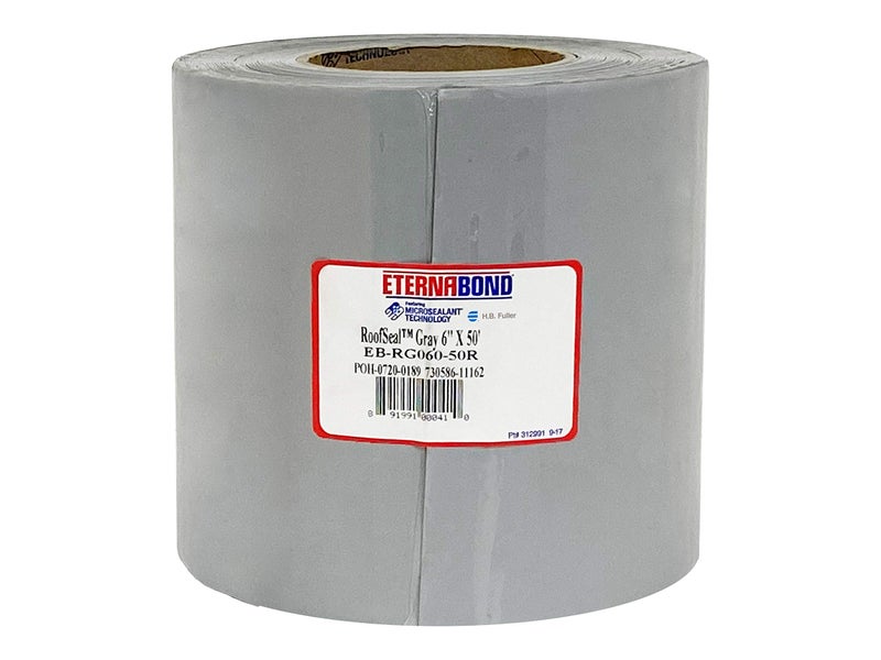 EternaBond RoofSeal Gray 6 x50 MicroSealant UV Stable RV Roof Seal Repair Tape 35 mil Total Thickness EBRG06050R OneStep Durable Waterproof and Airtight Sealant