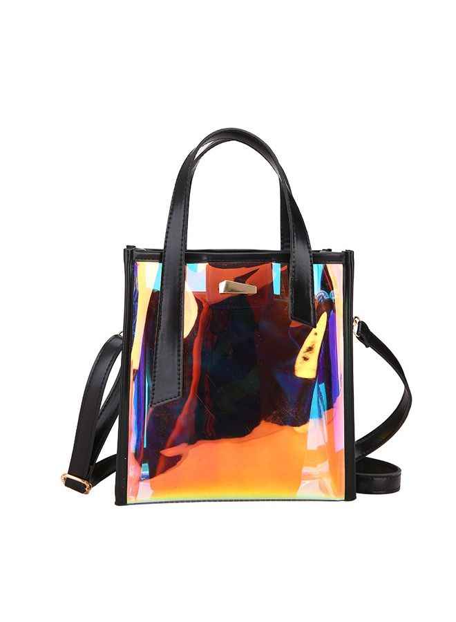 Women's Transparent Laser Crossbody Bag, Single Shoulder Crossbody Bag, Stylish Handbag, 2-in-1 Bag Suitable for Sports, Concert, Prom, Party, Present  - Image 1