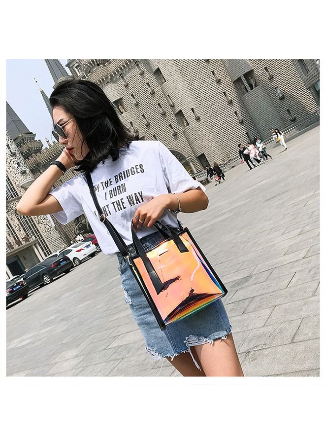Women's Transparent Laser Crossbody Bag, Single Shoulder Crossbody Bag, Stylish Handbag, 2-in-1 Bag Suitable for Sports, Concert, Prom, Party, Present  - Image 4