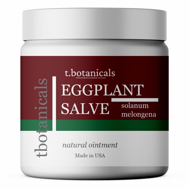 t.botanicals tbotanicals Eggplant Salve Herbal Salve with Eggplant Extract Skin Ointment Eggplant Cream Skin Cell Health Support Skin Relief 4 oz - Image 3