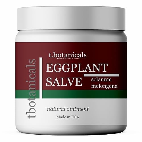 t.botanicals tbotanicals Eggplant Salve Herbal Salve with Eggplant Extract Skin Ointment Eggplant Cream Skin Cell Health Support Skin Relief 4 oz - Image 2