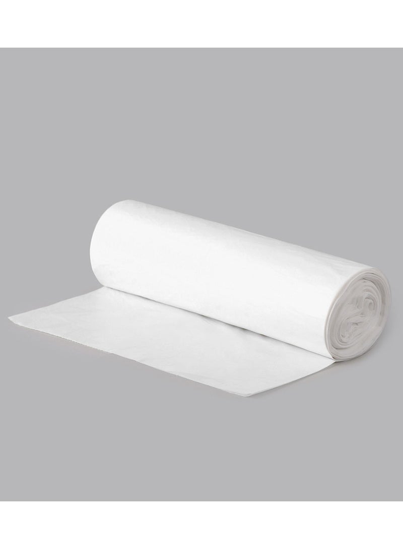 Ideal Pack Biodegradable White Trash Bags – 10 Gallon | 56 x 60 cm | 50 Pieces | Durable & Leak-Resistant Bin Liners for Home, Kitchen, Office & Bathroom Use - Image 4