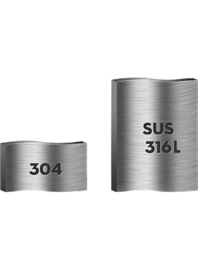 MAX COOK (Maxcook) 316L Stainless Steel Soup Ladle And Spoon, Large Round-Bottom Serving Spoon And Rice Spoon, 2-Piece Set Mcgc8475 - Image 2