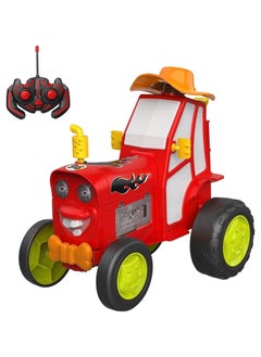 Generic Crazy Car Remote Control Rechargeable Car Crazy Jumping Car, Dancing Car with Music, with Rechargeable Lights for Kids Fast Stunt Car, Gift for Toddlers, 3-8 Years Old  - Image 1