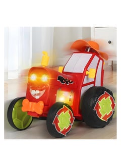 Generic Crazy Car Remote Control Rechargeable Car Crazy Jumping Car, Dancing Car with Music, with Rechargeable Lights for Kids Fast Stunt Car, Gift for Toddlers, 3-8 Years Old  - Image 4
