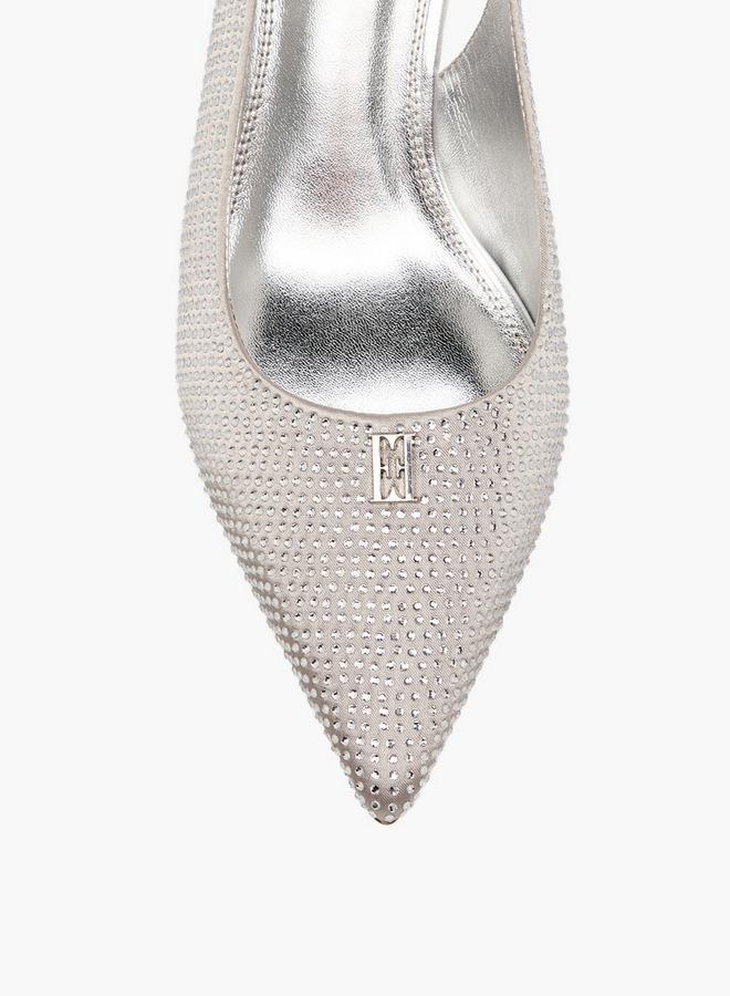 Elle Women Kitten Heel Slingback Shoes - Image 4