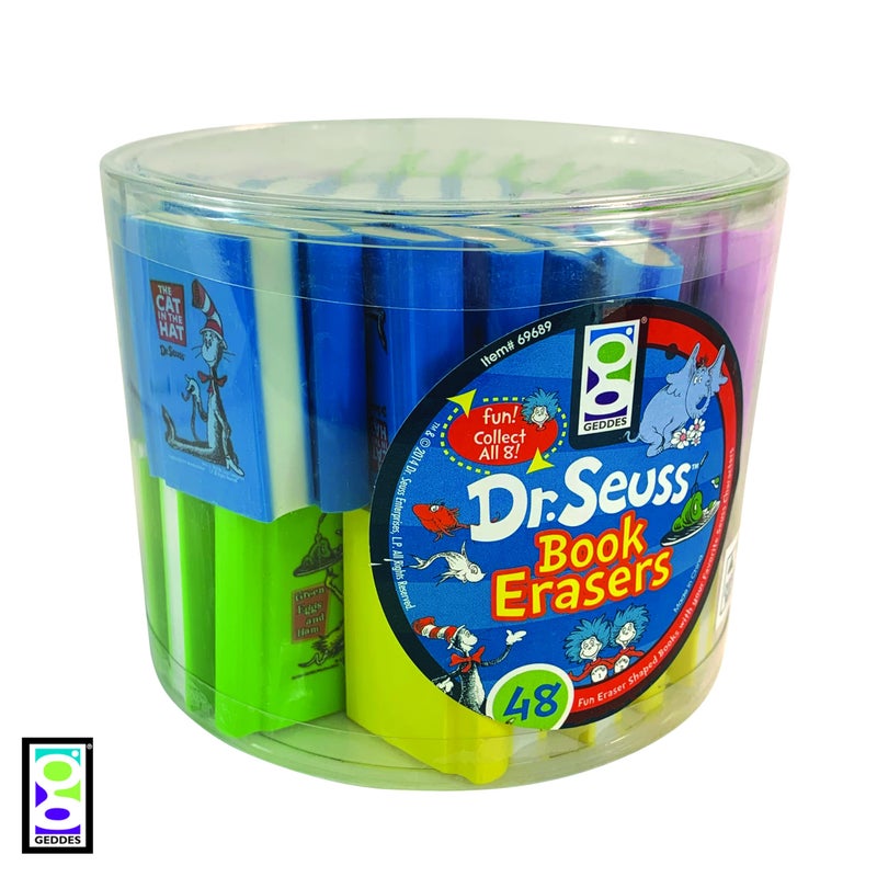 Geddes Raymond Geddes 69689 Dr Seuss Book Erasers For Kids (Pack of 48) - Image 5