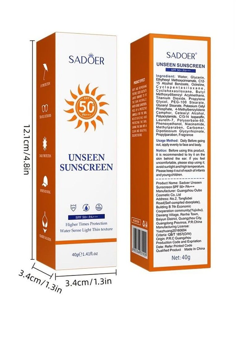 سادور مستحضر واقٍ من الشمس منعش يحتوي على فيتامين C ومزود بعامل حماية من الشمس SPF 50 PA+++ 50جم  - Image 2