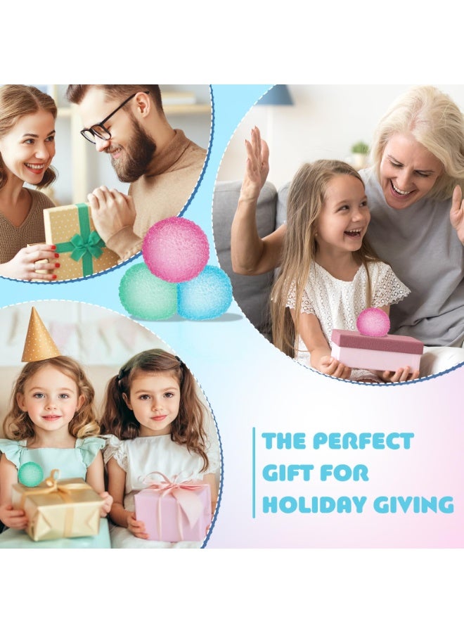 3 قطع كرات حسية، كرة ضغط لتخفيف التوتر للأطفال، ألعاب سكويشي للتململ، كرات متعددة النسيج عالية الكثافة محشوة بجل الذاكرة لتخفيف القلق - سكوشي لعبة ضغط ناعمة للكبار - Image 5