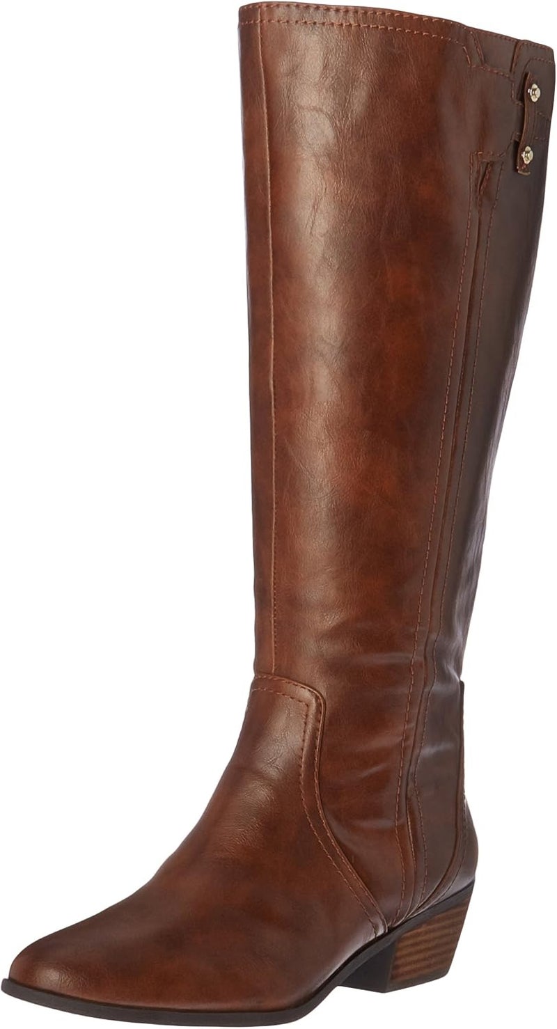 Dr. Scholl's Women's Brilliance Wide Calf Riding Boot in Whiskey - Image 1