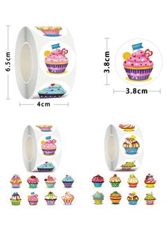 1000 Piece 2 Rolls Round Cake Incentive Roll Stickers for Kids Birthday 500 Piece Per Roll - pzsku/Z9E8052F4BDEFEE9A9D16Z/45/_/1708958635/a89c3200-7f32-40e9-9c45-17f25d6d0298