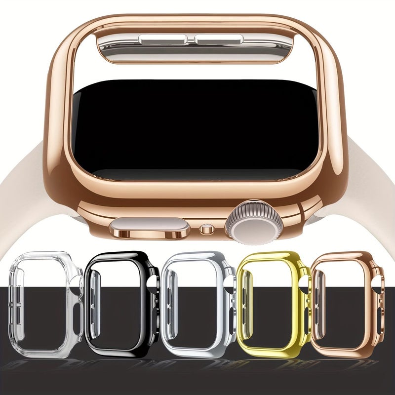 5 Transparent Hollow PC Protective Cases Compatible With Apple Watch 42mm - Image 1