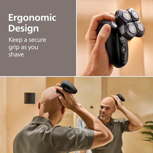 Norelco Philips Norelco Head Shaver Pro 5000 Series - Electric Shaver for Men and Women, 360° Flexing Head & ComfortCut Blades for Clean Shave, Gentle on Skin, Model HS5980/40 - Image 5