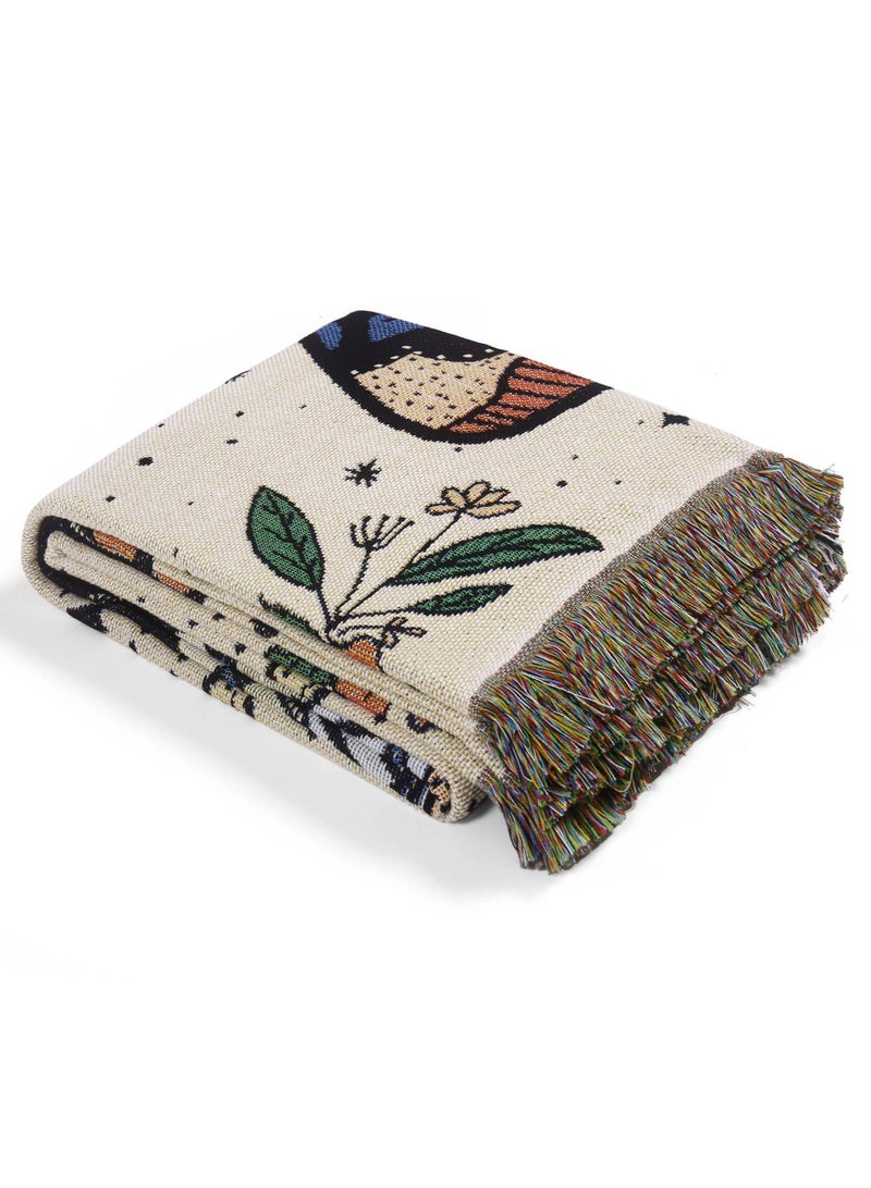 Y&D 160*130cm Camping Blanket Outdoor Blanket Picnic Blanket Sofa Blanket Bed End Blanket Air Conditioning Blanket Shawl Blanket Thread Blanket  - Image 1