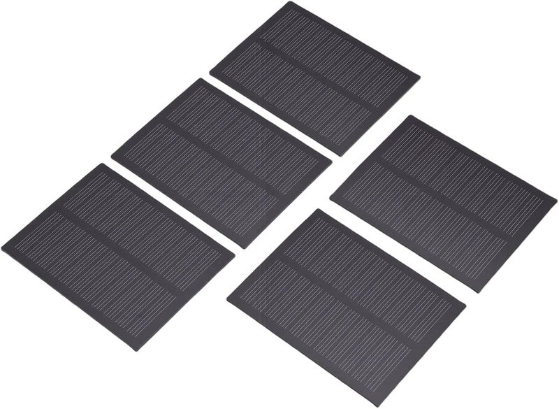 5 Pcs 0.5W Monocrystalline Silicon Solar Cell, High Conversion Efficiency Solar Panel, Small Power Project Device with Efficient Charging, Ideal for Chargers - Image 3
