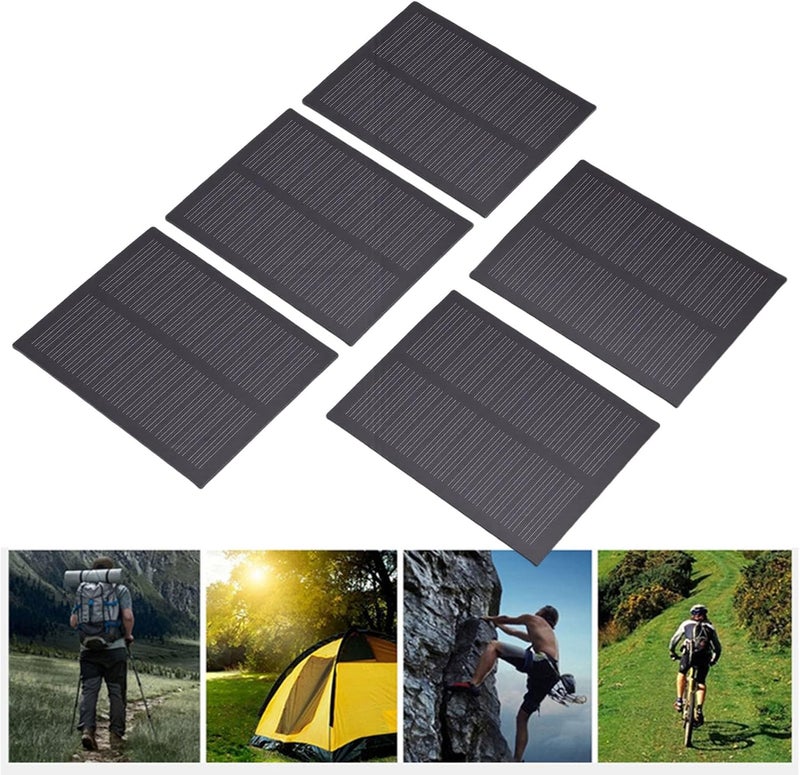 5 Pcs 0.5W Monocrystalline Silicon Solar Cell, High Conversion Efficiency Solar Panel, Small Power Project Device with Efficient Charging, Ideal for Chargers - Image 4