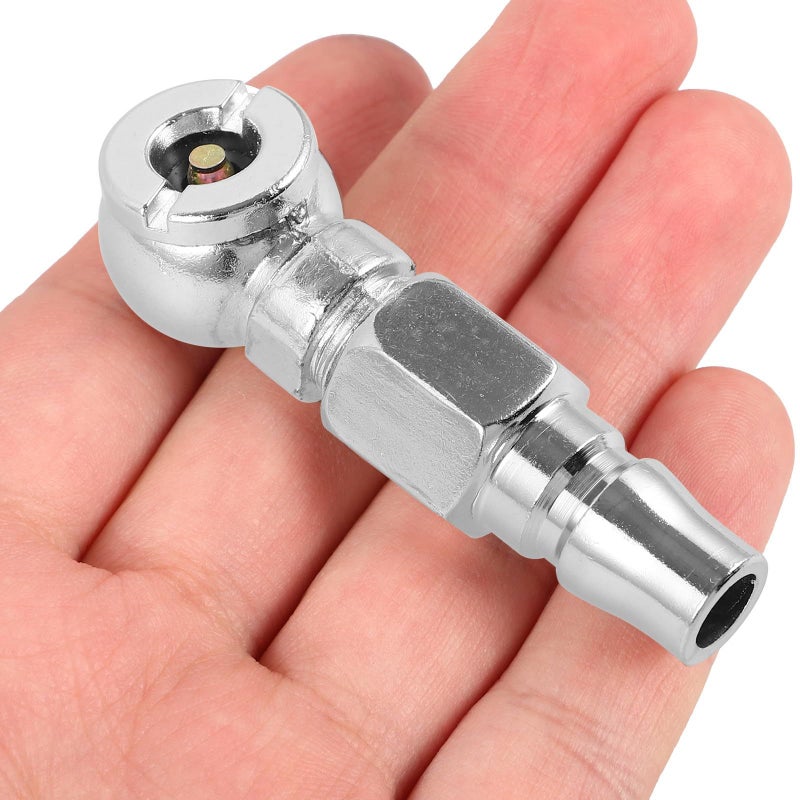 Tire Air Chuck With Quick Connect Coupler For Car Air Compressor Inflator Nozzle And Repair Tool - Image 4