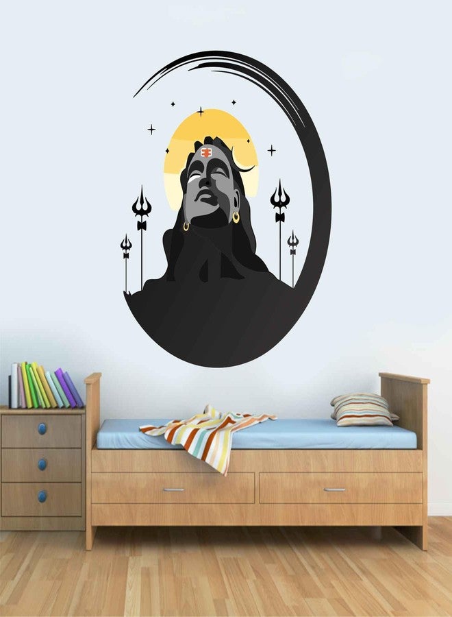 Wall Attraction om Namah Shiva Wall Sticker & Mural Sticker for wall Size - 55x58cm NBD33 - Image 2