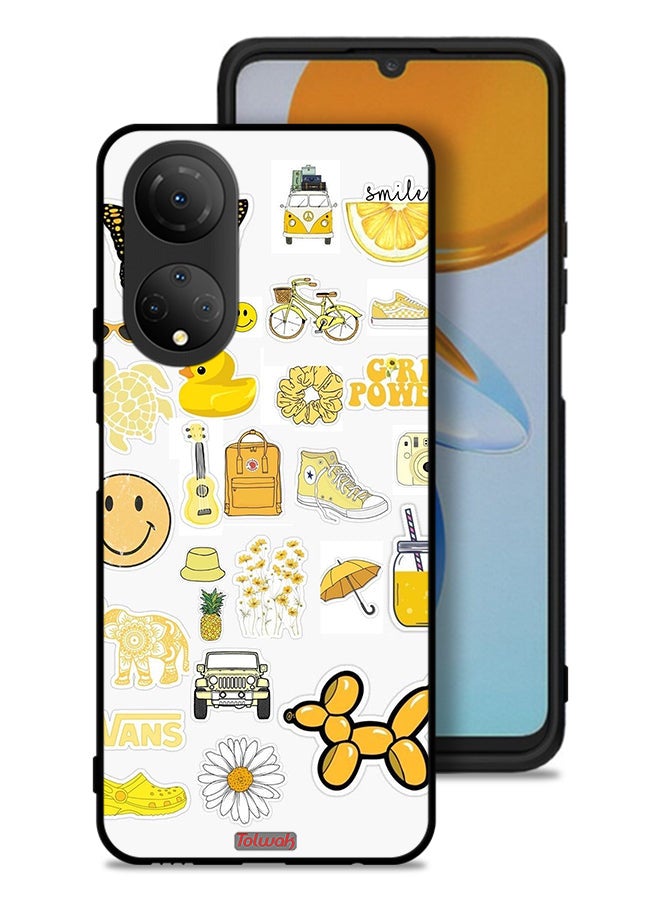 Tolwak Honor X7 Protective Case Cover Girly Tags - Image 1