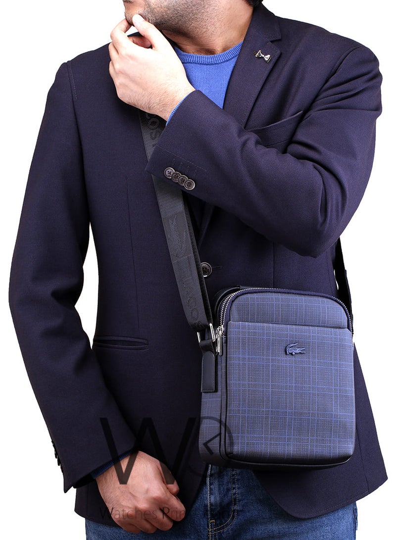 LACOSTE Lacoste Blue Crossbody Bag For Men - Image 2