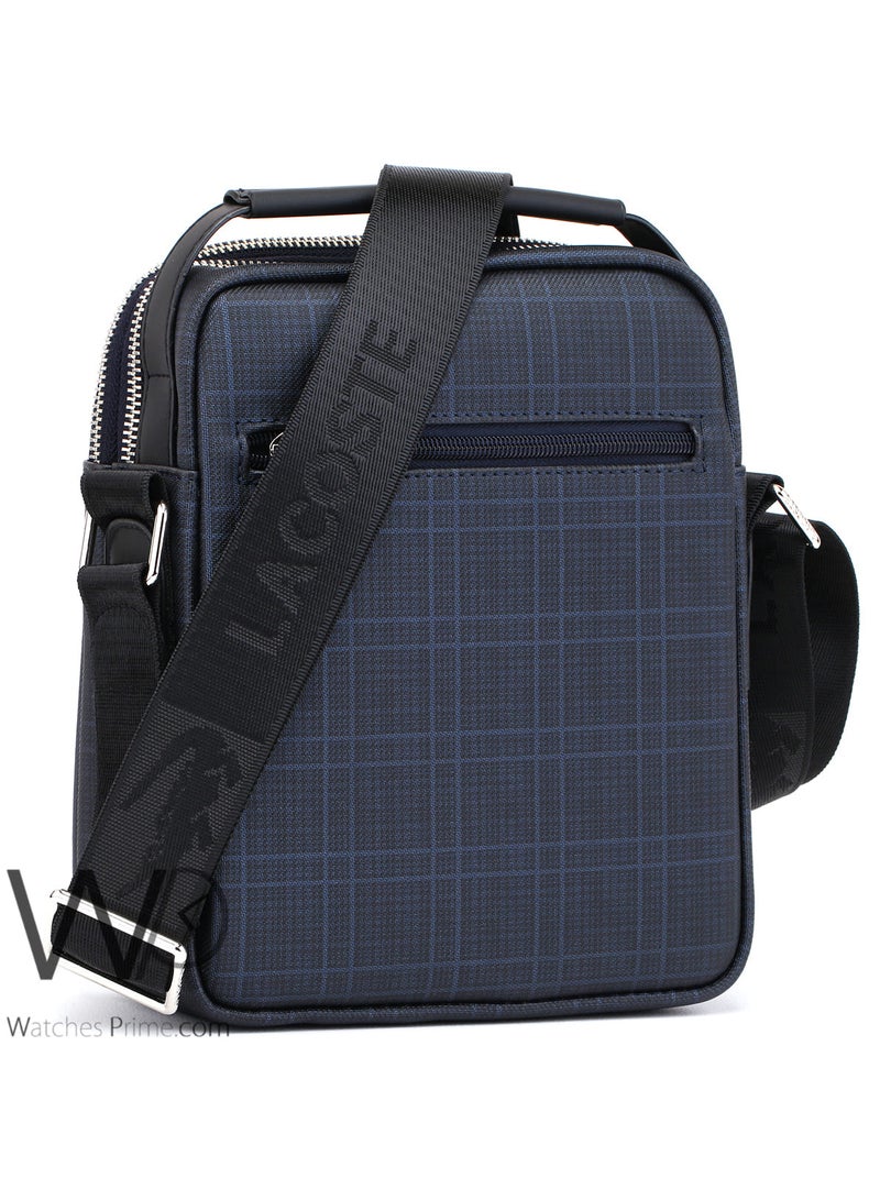 LACOSTE Lacoste Blue Crossbody Bag For Men - Image 4