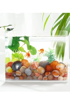 KASTWAVE Decorative Polished Rocks, 0.5lb Colorful Pebbles, 0.8-1.5 cm Natural Mixed Color River Rocks for Plants, Fish Tank Rocks, Garden Rocks, Vase Fillers, Outdoor Decorative Stones and Landscaping Rocks  - Image 4