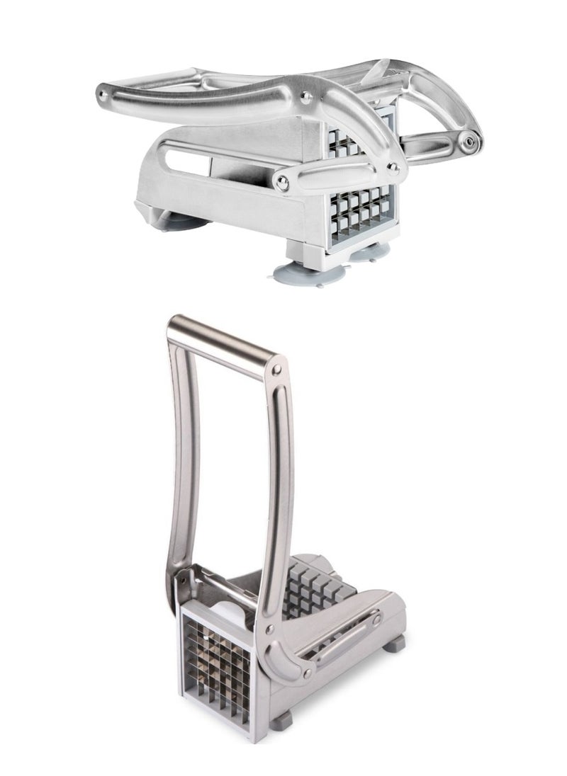 2 Pieces Stainless Steel French Fries Grater Potato Chipper Chip Cutter - Image 1