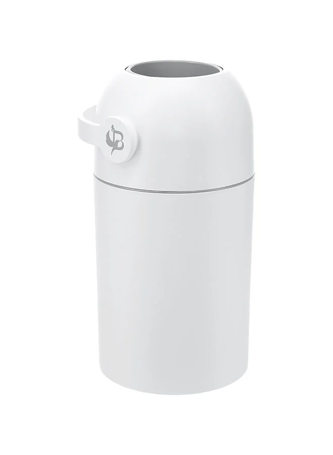 Bumble & Bird Diaper Pail Nappy Disposal Binwhiteod Orless Easy Refillno Preset Bag Size