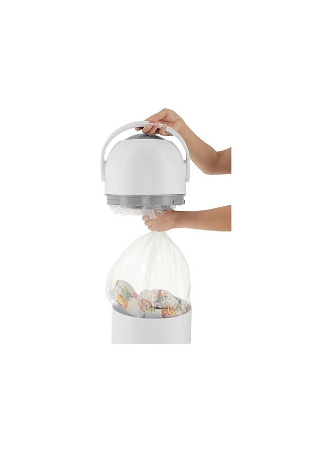 Bumble & Bird Diaper Pail Nappy Disposal Binwhiteod Orless Easy Refillno Preset Bag Size