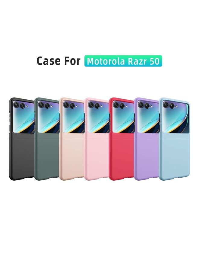 اس-توب جراب لهاتف Motorola Razr 50 Skin Feel Oil Spray مدمج مع جراب هاتف الكمبيوتر الشخصي - Image 2