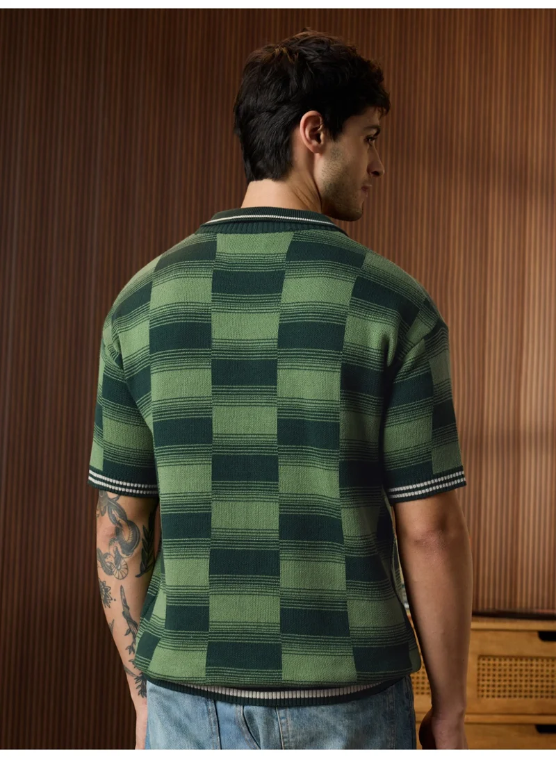 The Souled Store  The Souled Store Men Harry Potter Green Applique Oversized Polos for Men | Best Price UAE