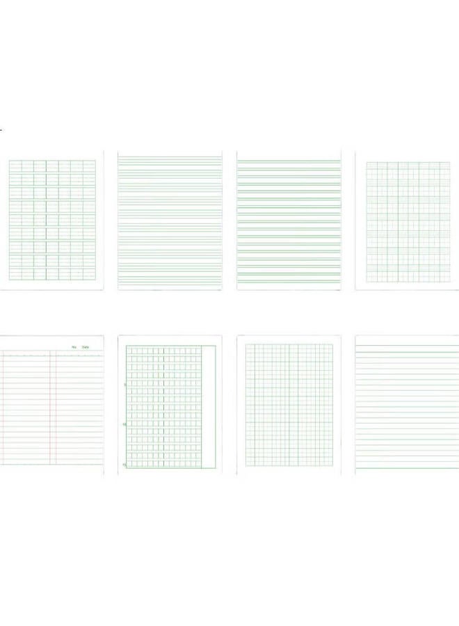 Simaa 22K 20-Pack Elementary School Student Grid Notebook, Soft Copy Book, Exercise Book, Notebook Stationery, 10-Pack Set, Xq22K2 - Image 3