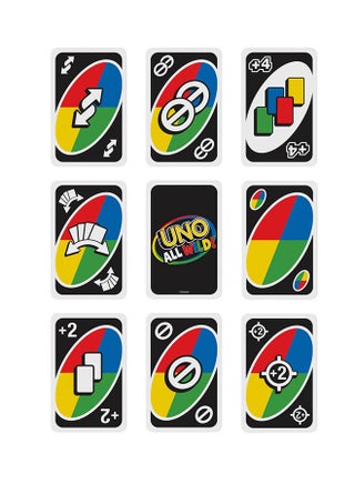 Original UNO™ All Wild™ Card Game – Fast-Paced, All-Wild Action with Special Cards, Forced Swaps, and Skips, Ideal for Kids & Adults, Ages 7+ - view 3