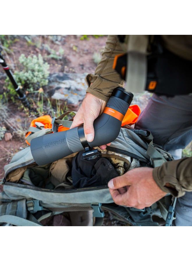 Maven CS.1 15-45X65mm Spotting Scope Gray/Orange ED Lens (Angled) - Image 5