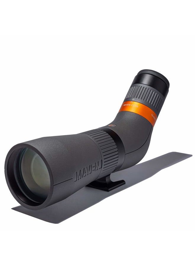 Maven CS.1 15-45X65mm Spotting Scope Gray/Orange ED Lens (Angled) - Image 1