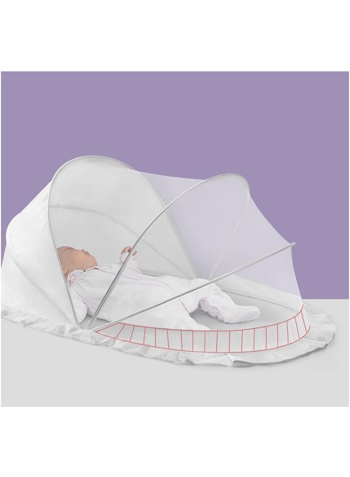 TOMSHOO Mosquito Net for Baby Lounger Bassinet - Image 1
