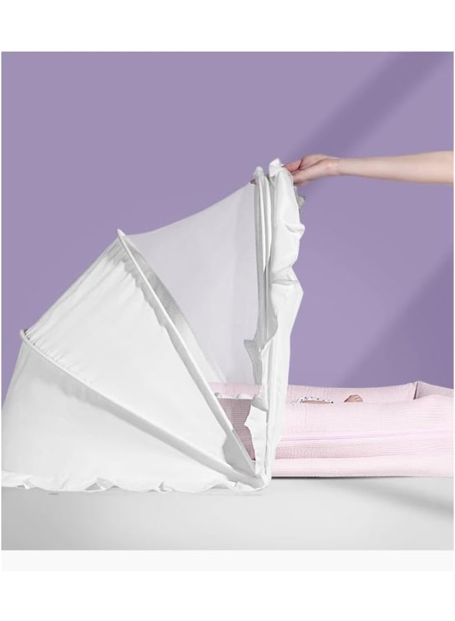 TOMSHOO Mosquito Net for Baby Lounger Bassinet - Image 2