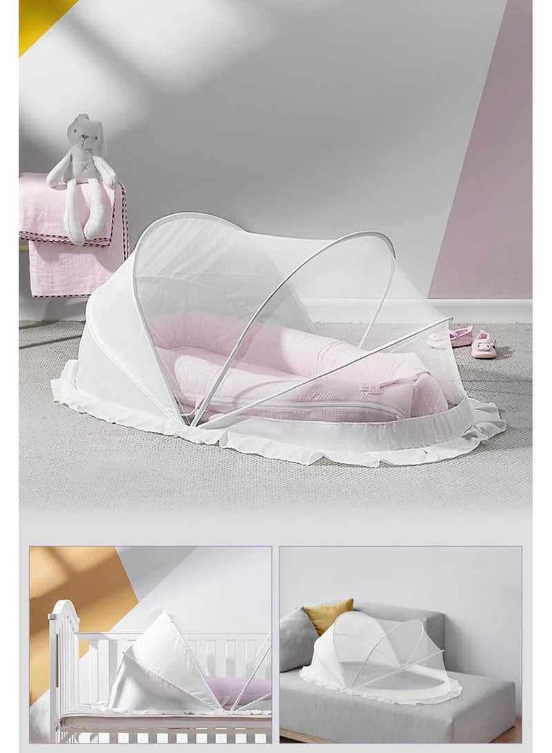 TOMSHOO Mosquito Net for Baby Lounger Bassinet - Image 5